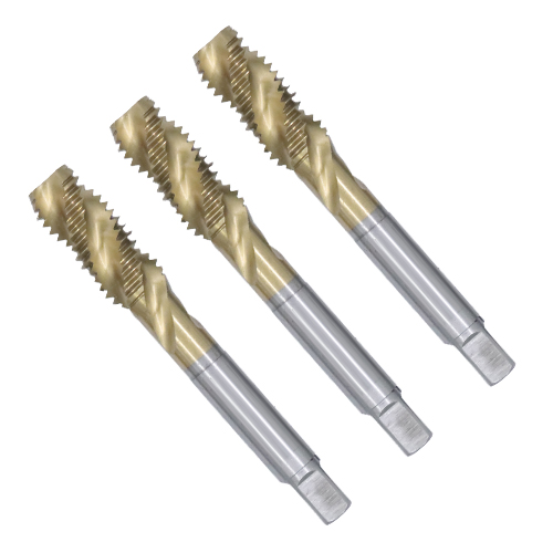 Titanium-Plated Spiral Taps