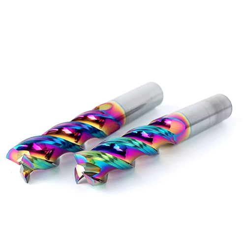 Colorful Milling Cutters for Aluminum